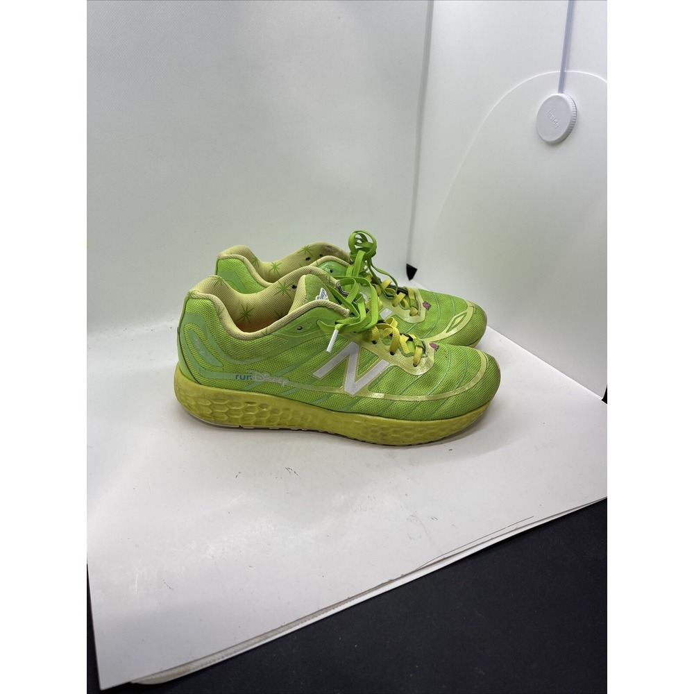 Run Disney 2015 Tinkerbell Green New Balance Glow-in-the-dark Sneakers Sz 6 - Picture 10 of 12